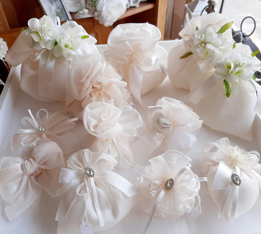 Bomboniera Sacchettino Artigianale Matrimonio - immagine 54