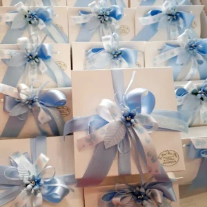 Bomboniera Sacchettino Artigianale Battesimo Bambino - immagine 9