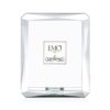 Cornice rettangolare in cristallo sfaccettato linea Ghiaccio di Emò Italia, dimensioni 13X18