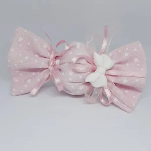 Bomboniera Sacchettino Artigianale Battesimo Bambina - immagine 4
