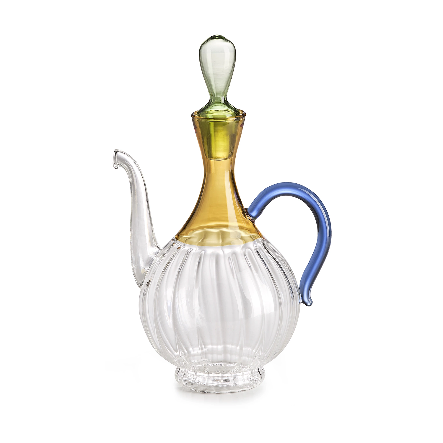 IVV Sahara Oliera in Vetro Borosilicato Multicolore (42 cl) | Design Artigianale